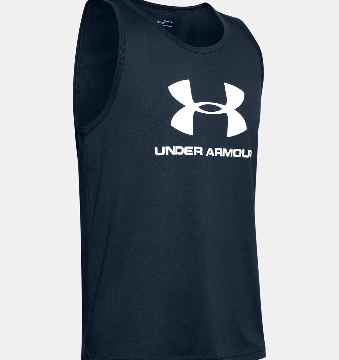 Débardeur homme Under Armour Sportstyle Logo Tank - Gris Gris